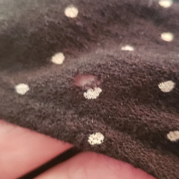 Lucky Brand polka dot top sz N - Picture 4 of 4